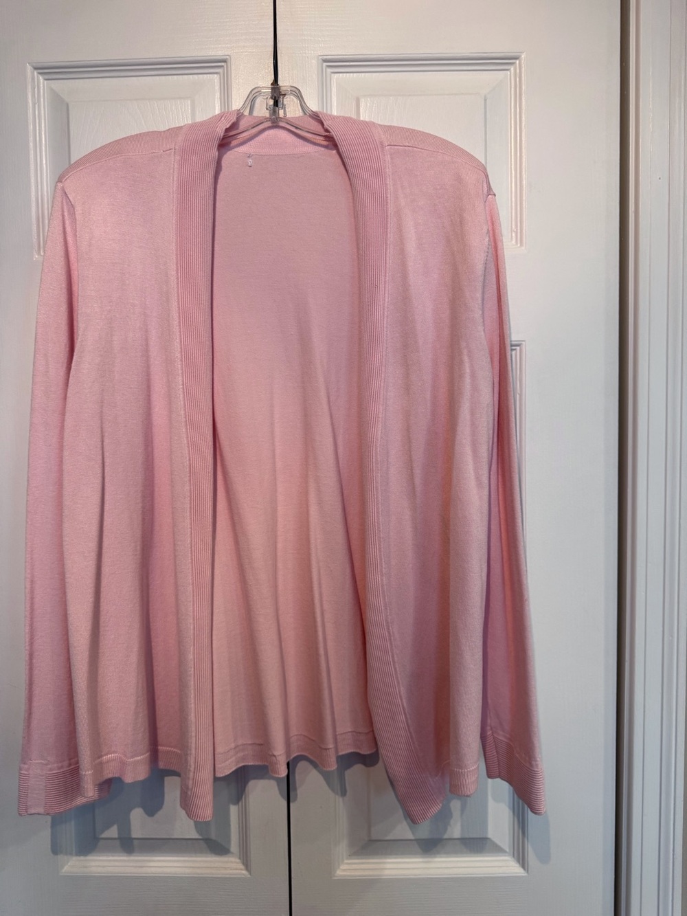Light pink cardigan size large